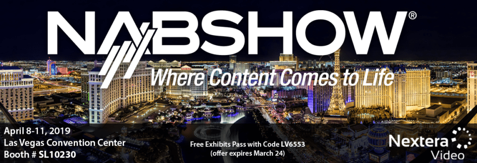 NAB 2019 Invitation - Nextera Video